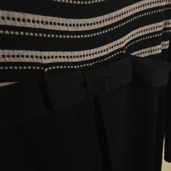 Nanette Lepore Designer Scoop Neck Merino Wool Sweater Dress Size S - Picture 5 of 6